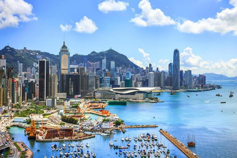 Hongkong với những tòa nhà chọc trời 